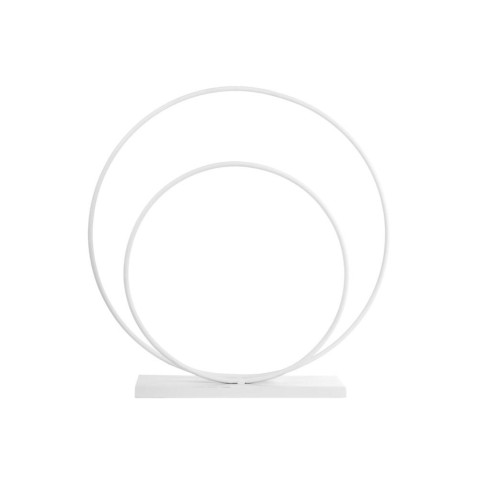 SET 2 CERCHI METALLO WHITE